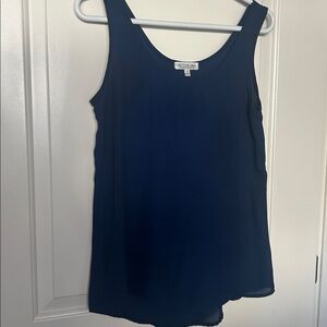 Active USA Deep Blue Sleeveless Blouse